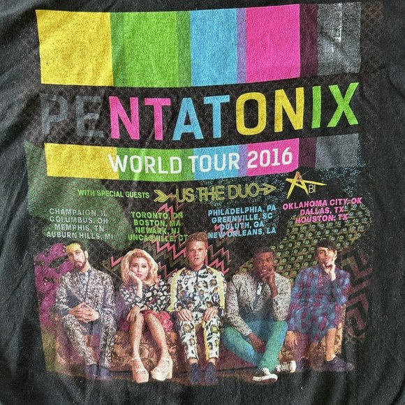 Pentatonix 2016 Tour Shirt Size L - Picture 2 of 2